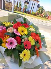 Букет цветов из:  Герберы #REPLACE_PRED# Исправной